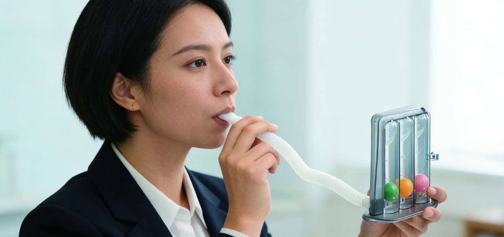 Hogyan végezzünk ösztönző spirometriás tesztet?